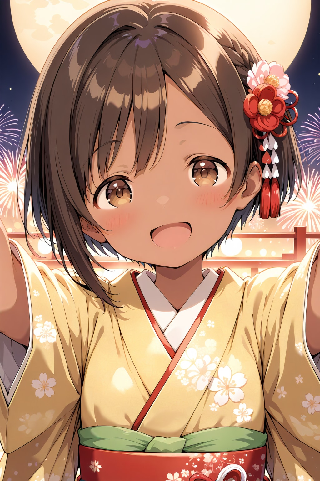 清瀬こむぎの新年祝い