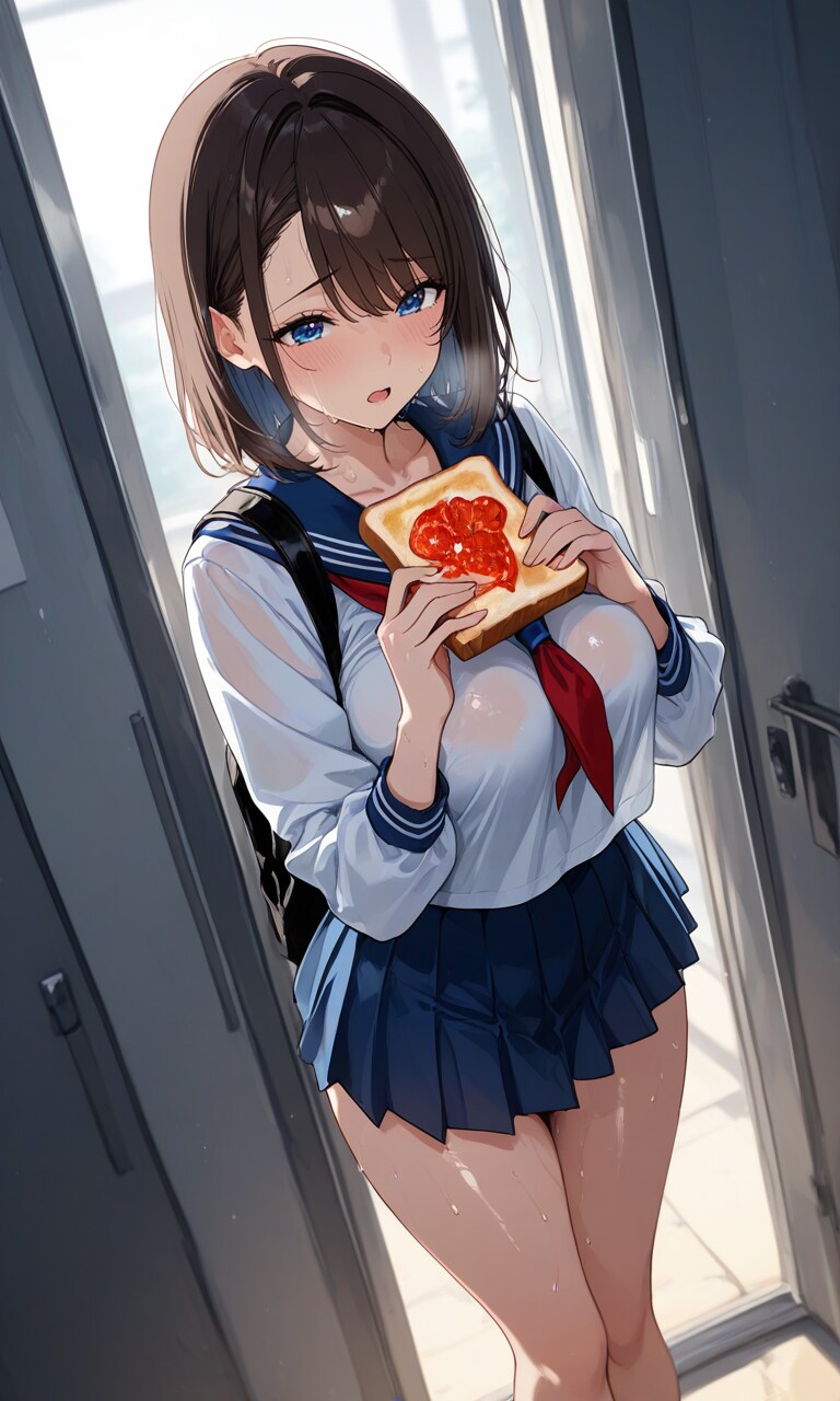 「食べるの忘れてた…」
