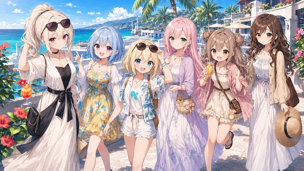 6人で行く、きらきら南国バカンス🌺✨