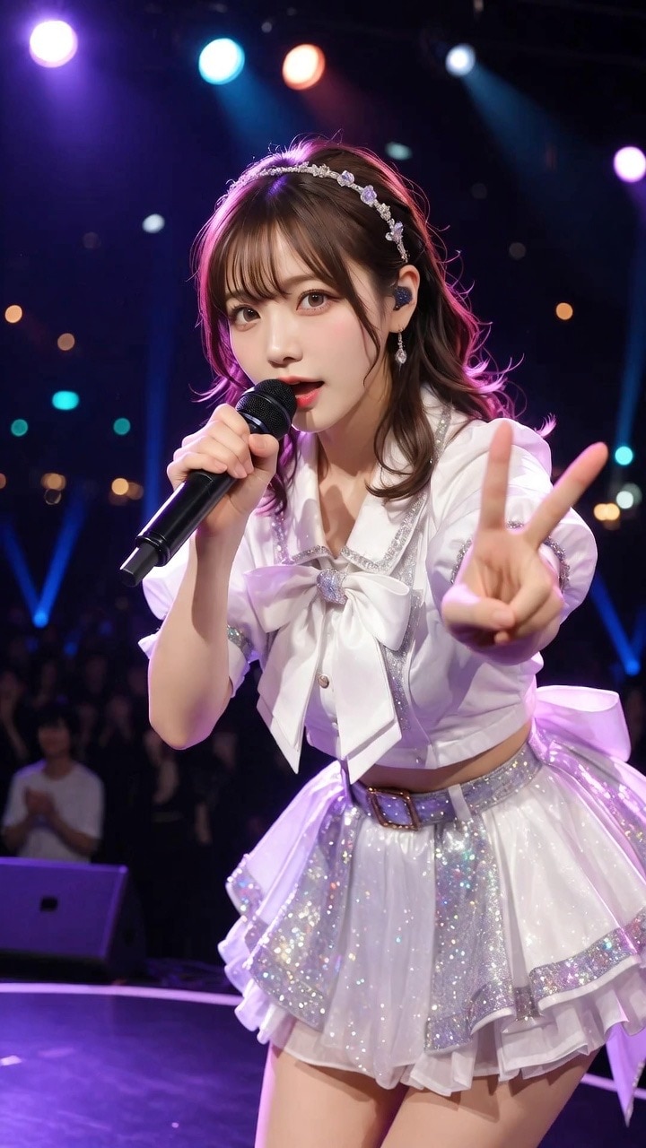 アイドル　ステージで騎乗位