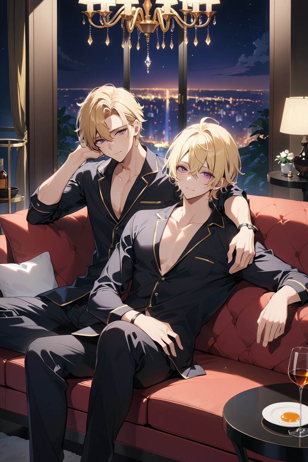 自宅にて | の人気AIイラスト・グラビア