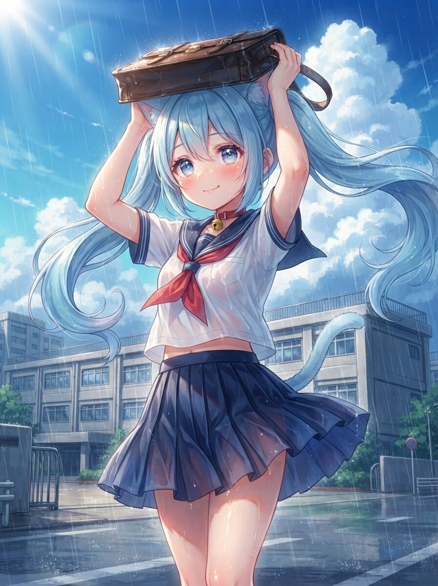 ゲリラ豪雨 | の人気AIイラスト・グラビア