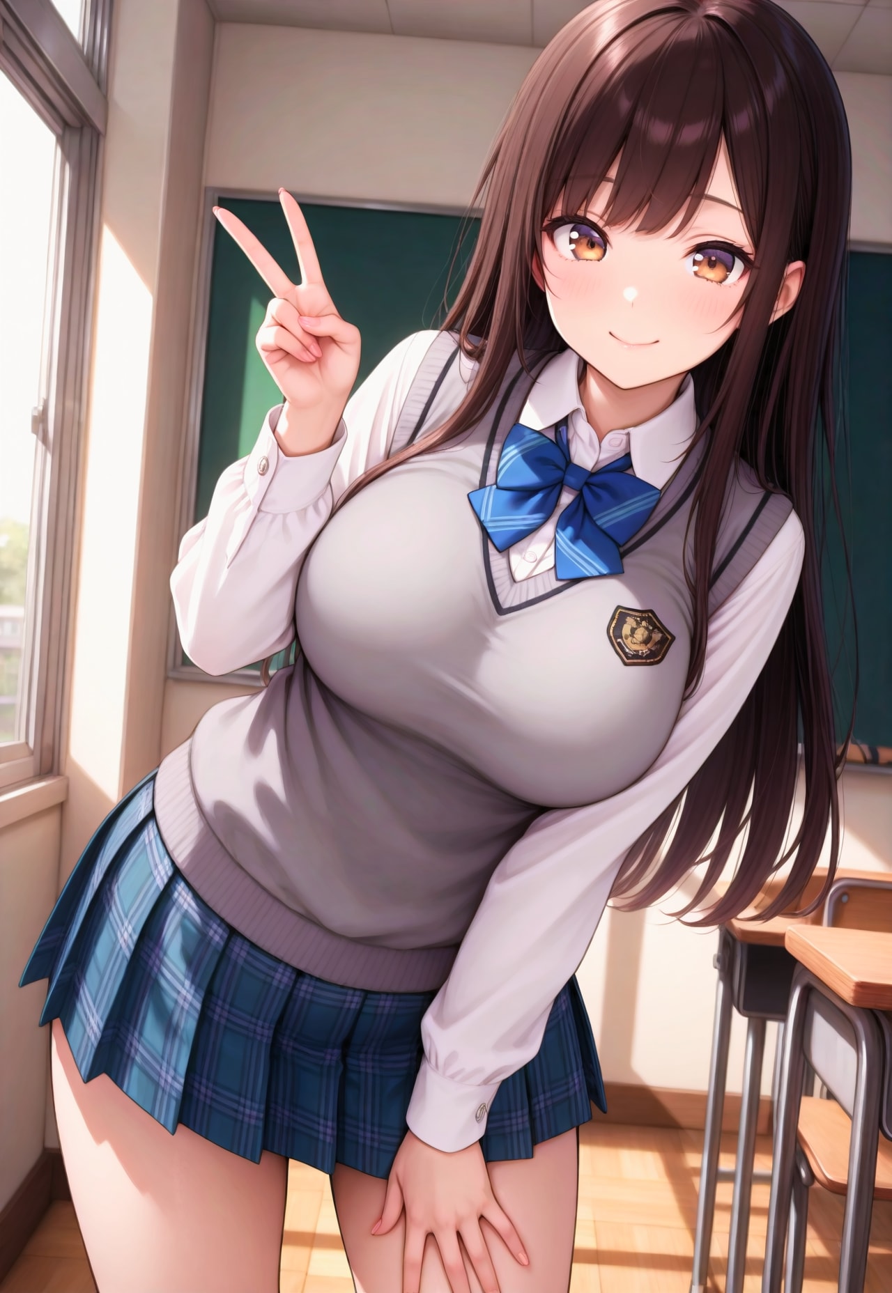 1186（グレーのベスト） | の人気AIイラスト・グラビア