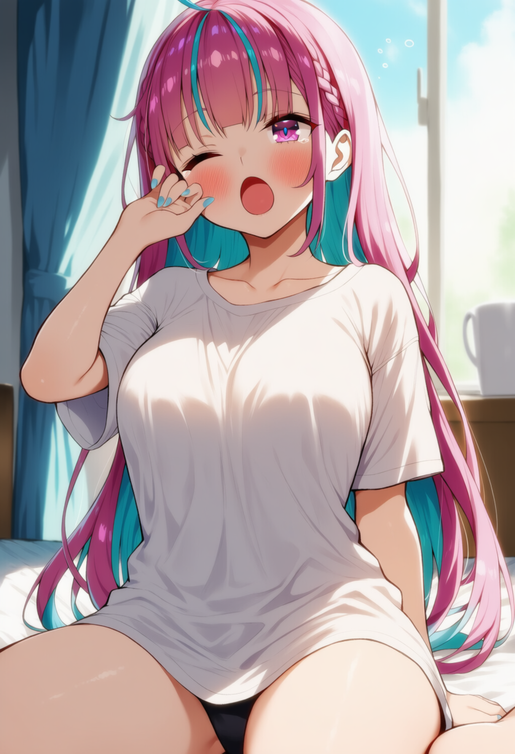 おはよぉ～（湊あくあ）