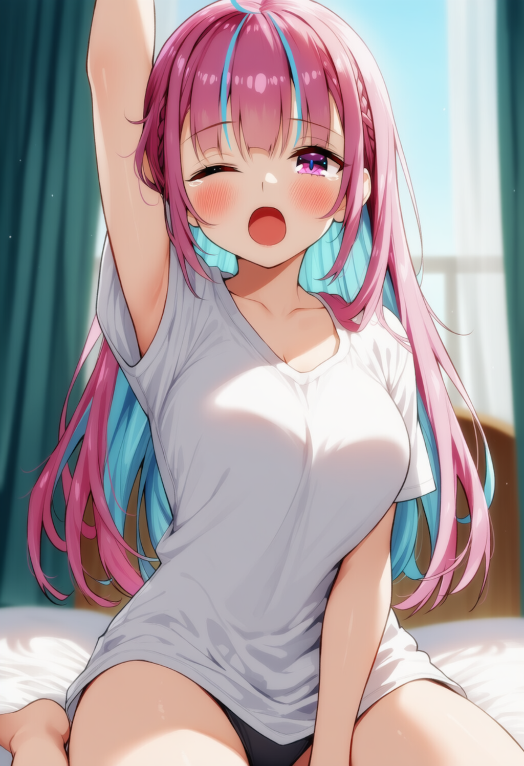 おはよぉ～（湊あくあ）