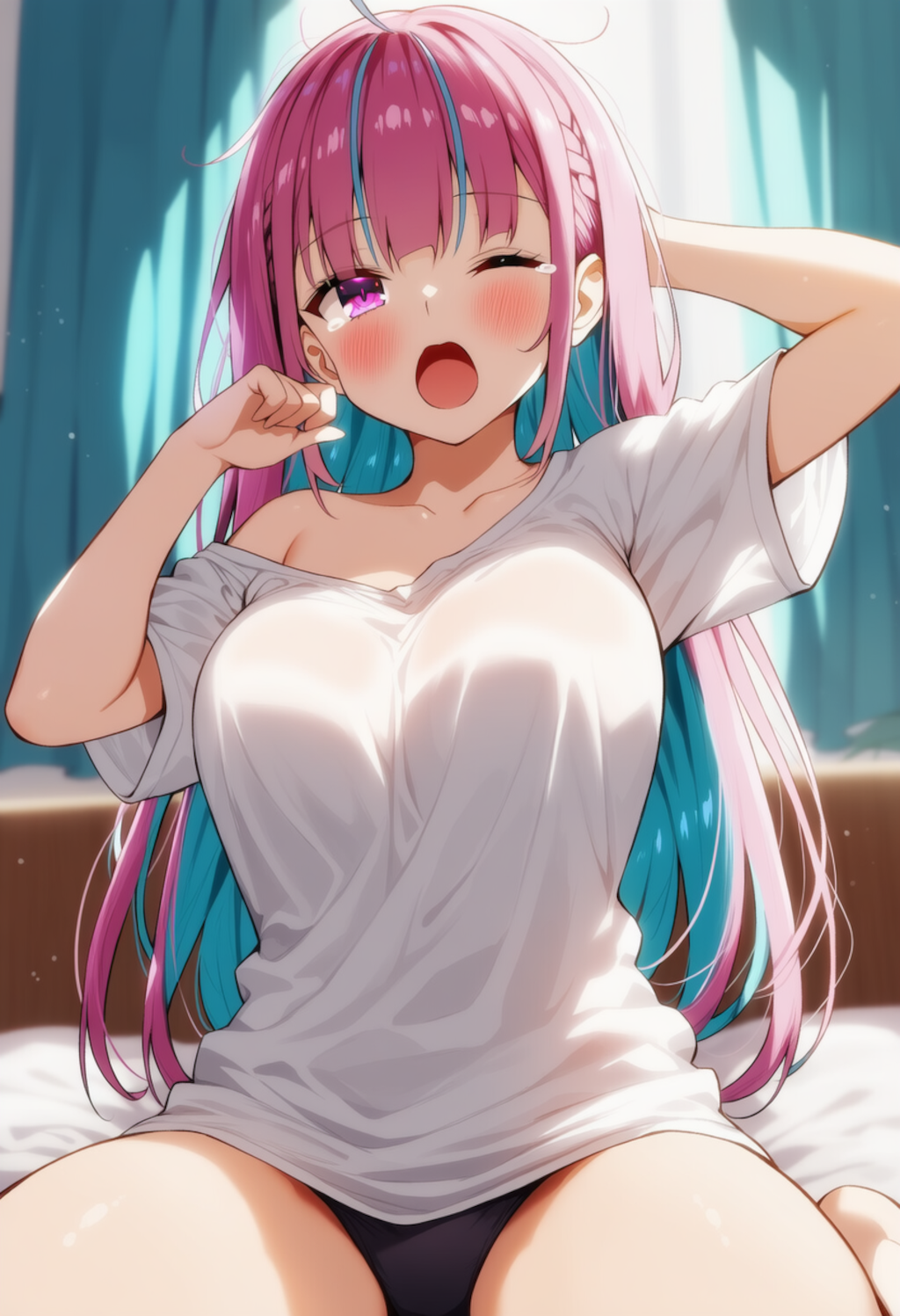 おはよぉ～（湊あくあ）