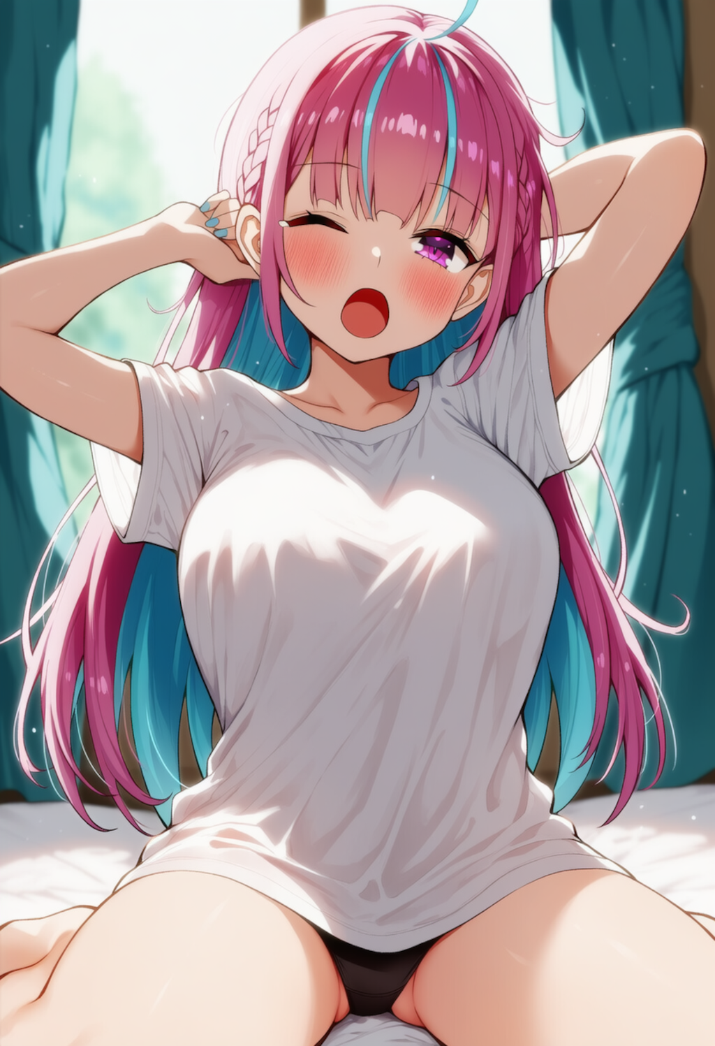おはよぉ～（湊あくあ）