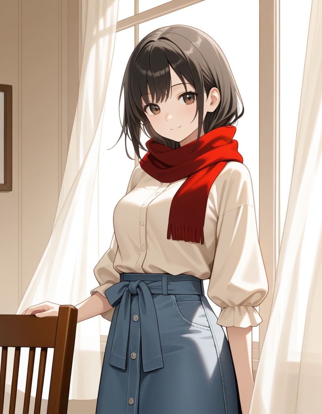 マフラーはまだ早い？