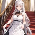 銀髪メイドちゃん 3枚目