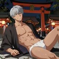 神社のイケメンマッチョ 3枚目