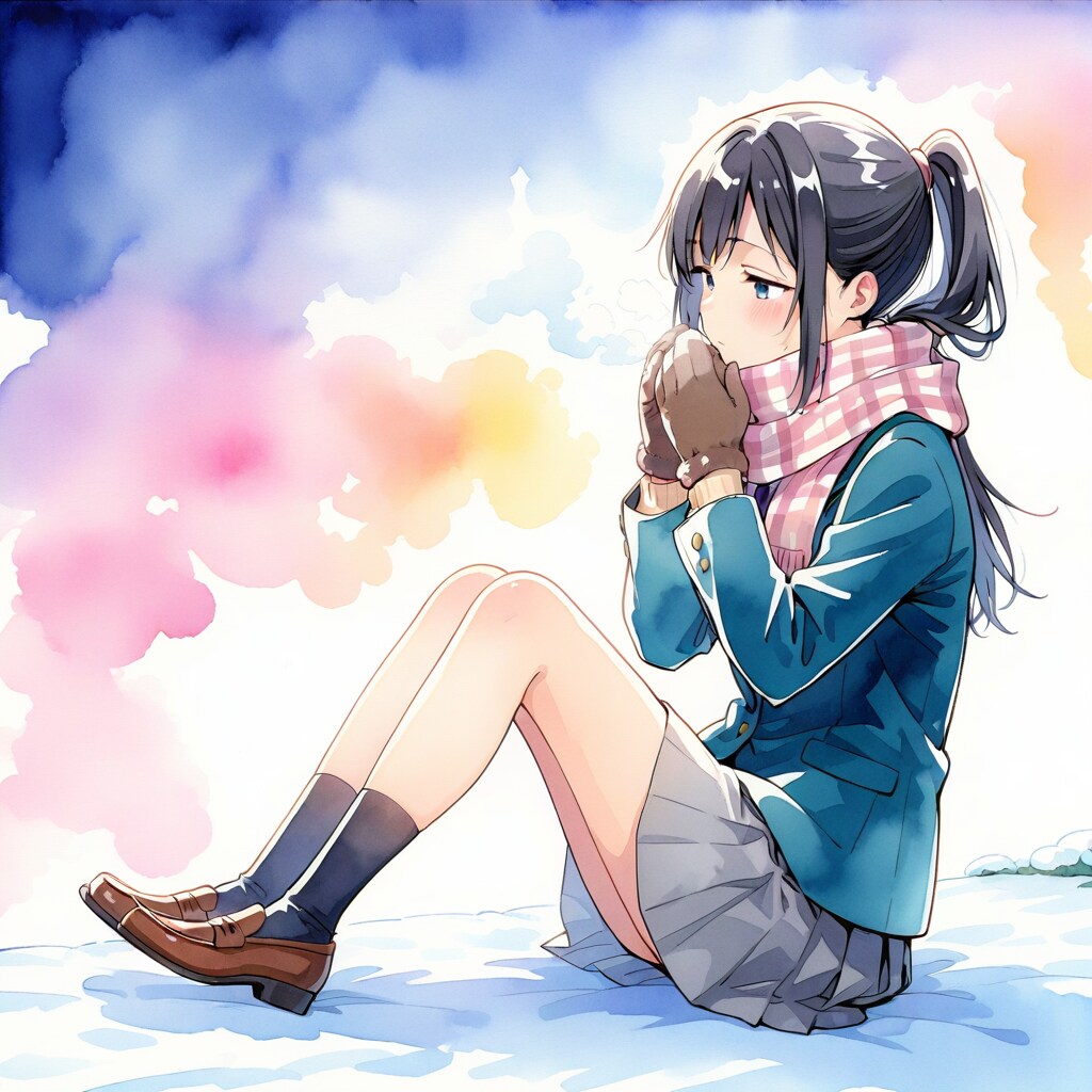 寒くても生足 | の人気AIイラスト・グラビア