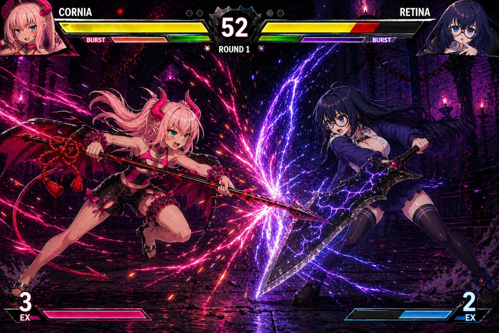 うちの子の格闘ゲーム