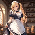 メイドちゃん酒場で働く 5枚目