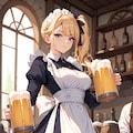 メイドちゃん酒場で働く 2枚目