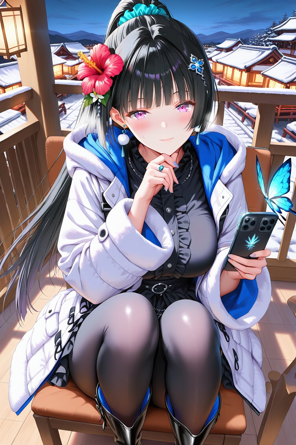 理愛ちゃんが来るまでホットコーヒーで温まりましょ❤️