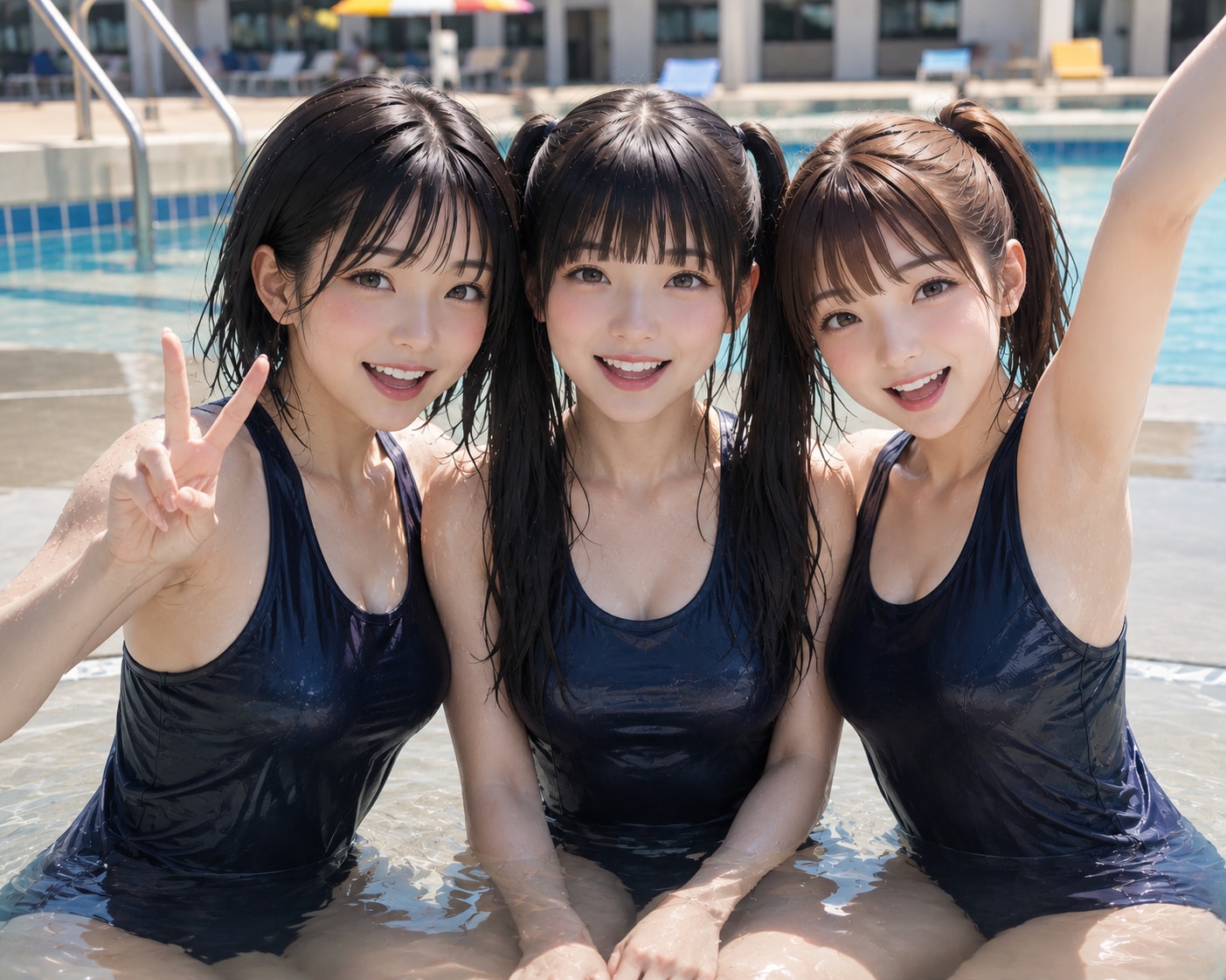 練習中