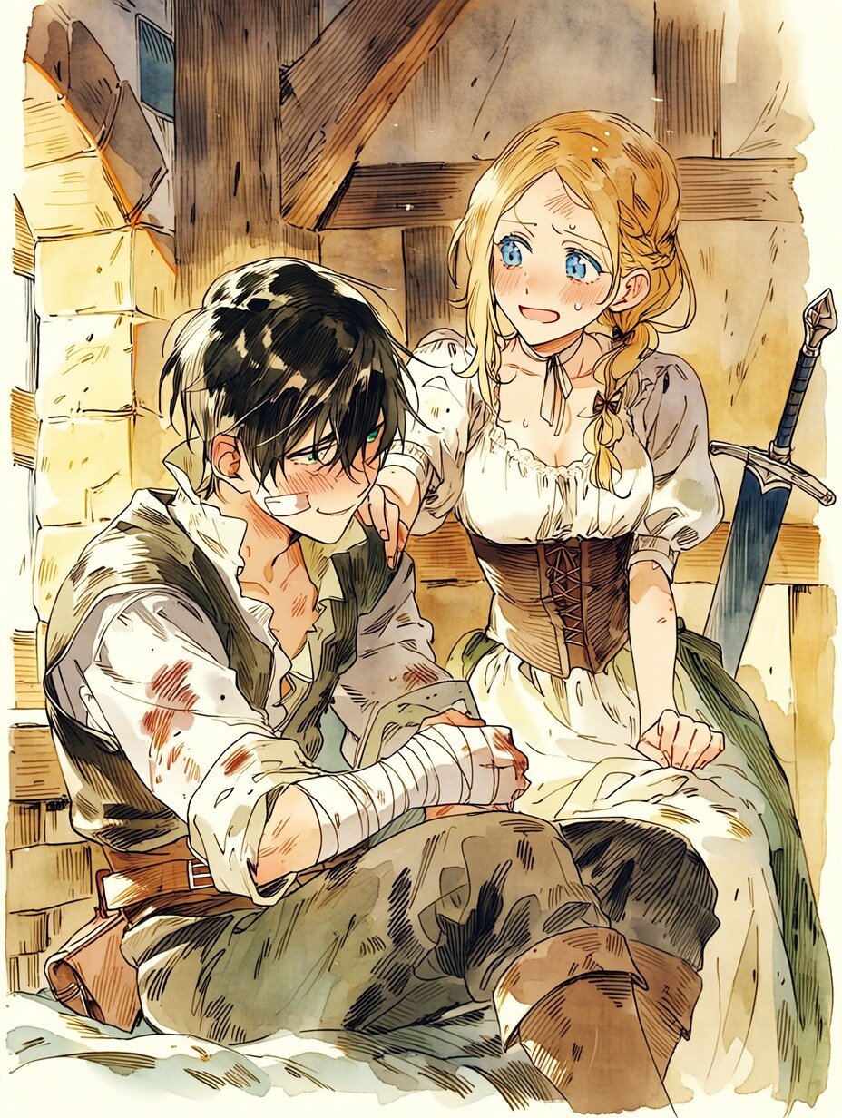 騎士と村娘59 | の人気AIイラスト・グラビア