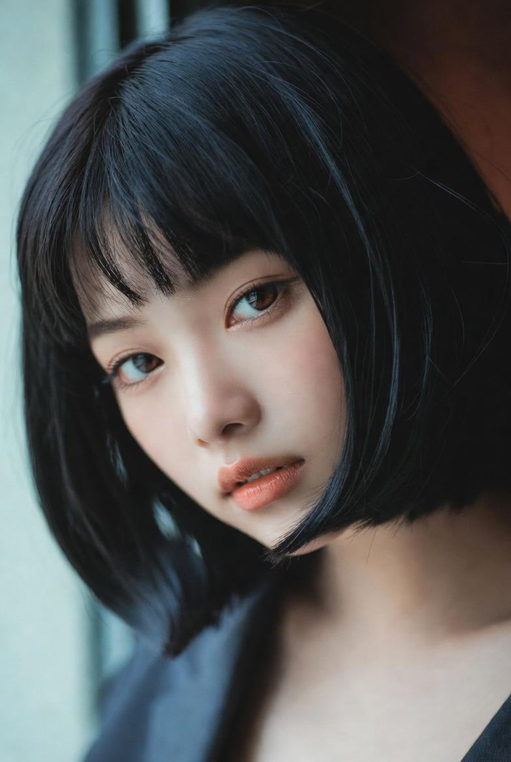 ボブカットの女子