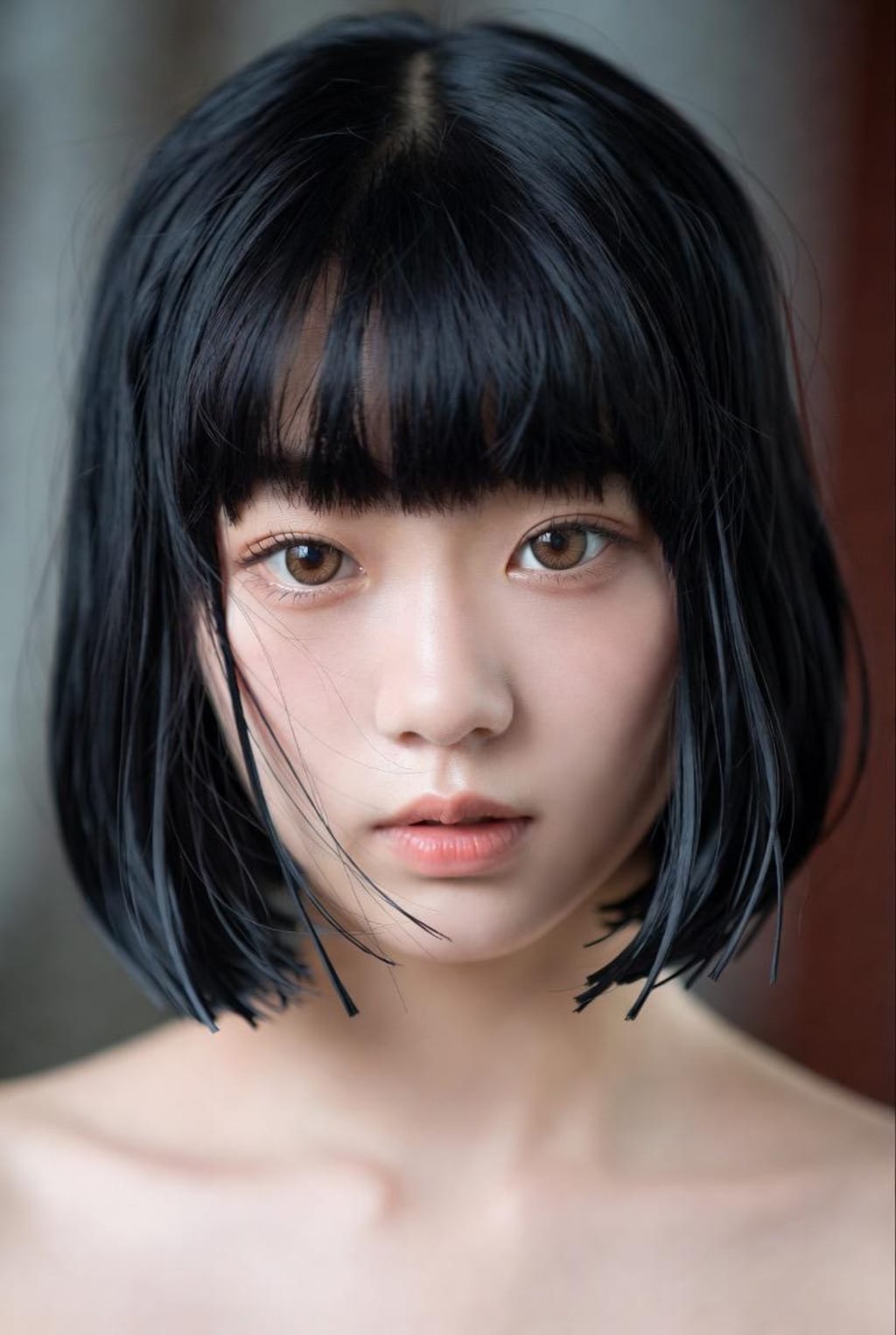 ボブカットの女子