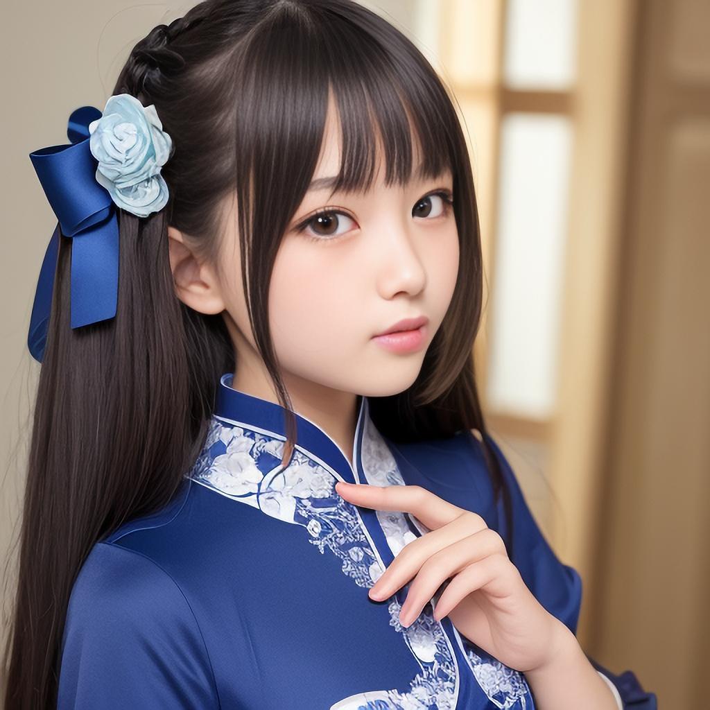 青チャイナ