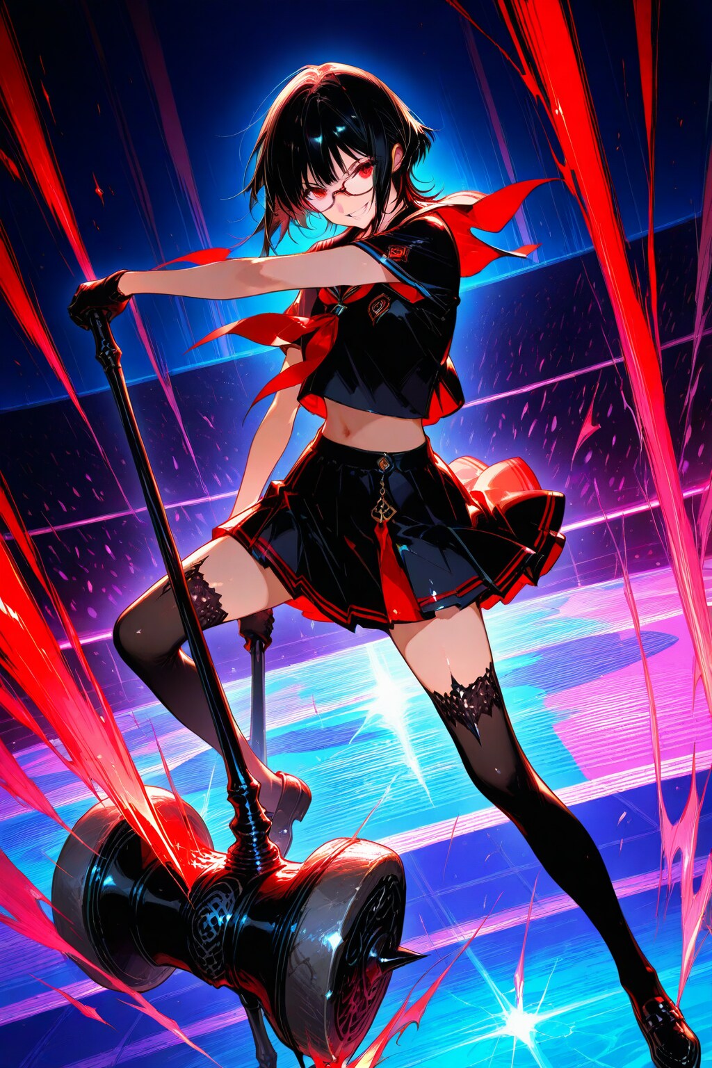 絶対領域は太ももだけじゃない | の人気AIイラスト・グラビア