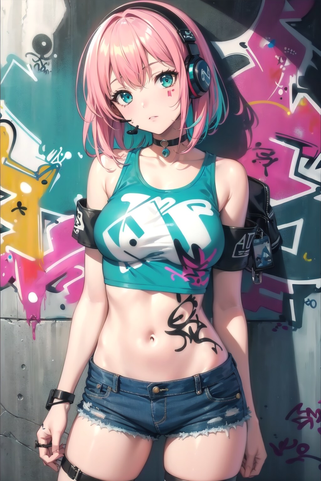 デニムショートパンツ