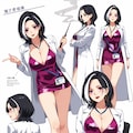 【機密】星科 汐音(Hoshina Shione)（旧姓: 原見）プロファイル設定資料 2枚目