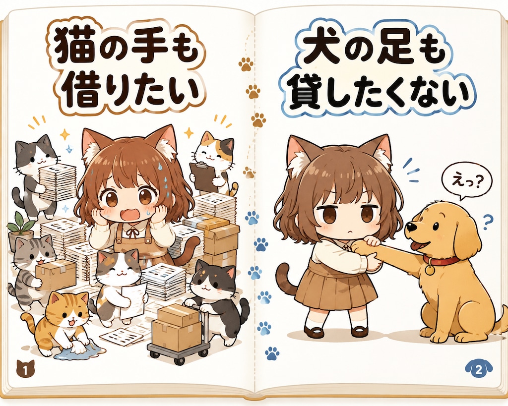 犬の足も貸したくない