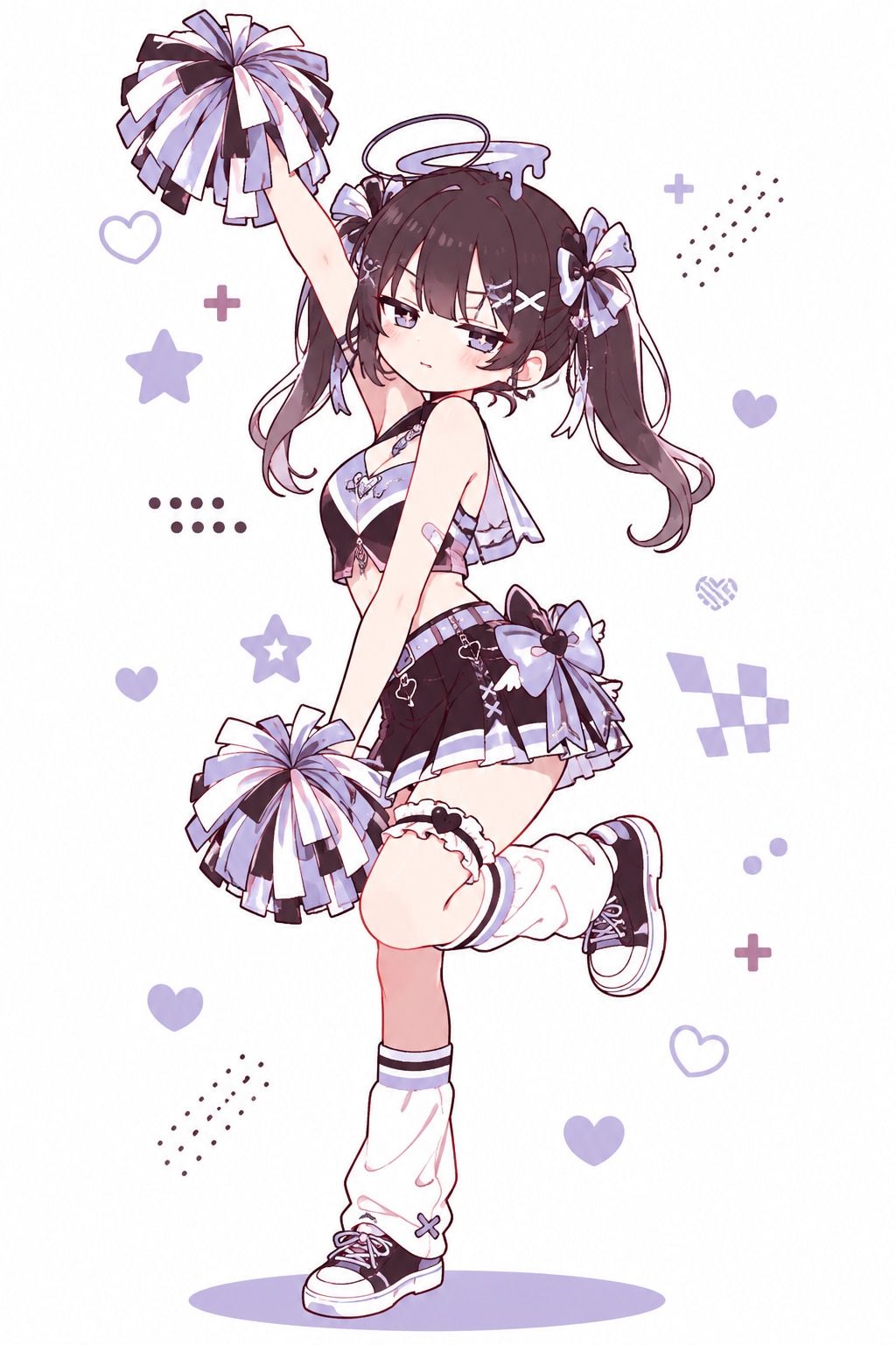 応援ガールズ:プロンプトあり