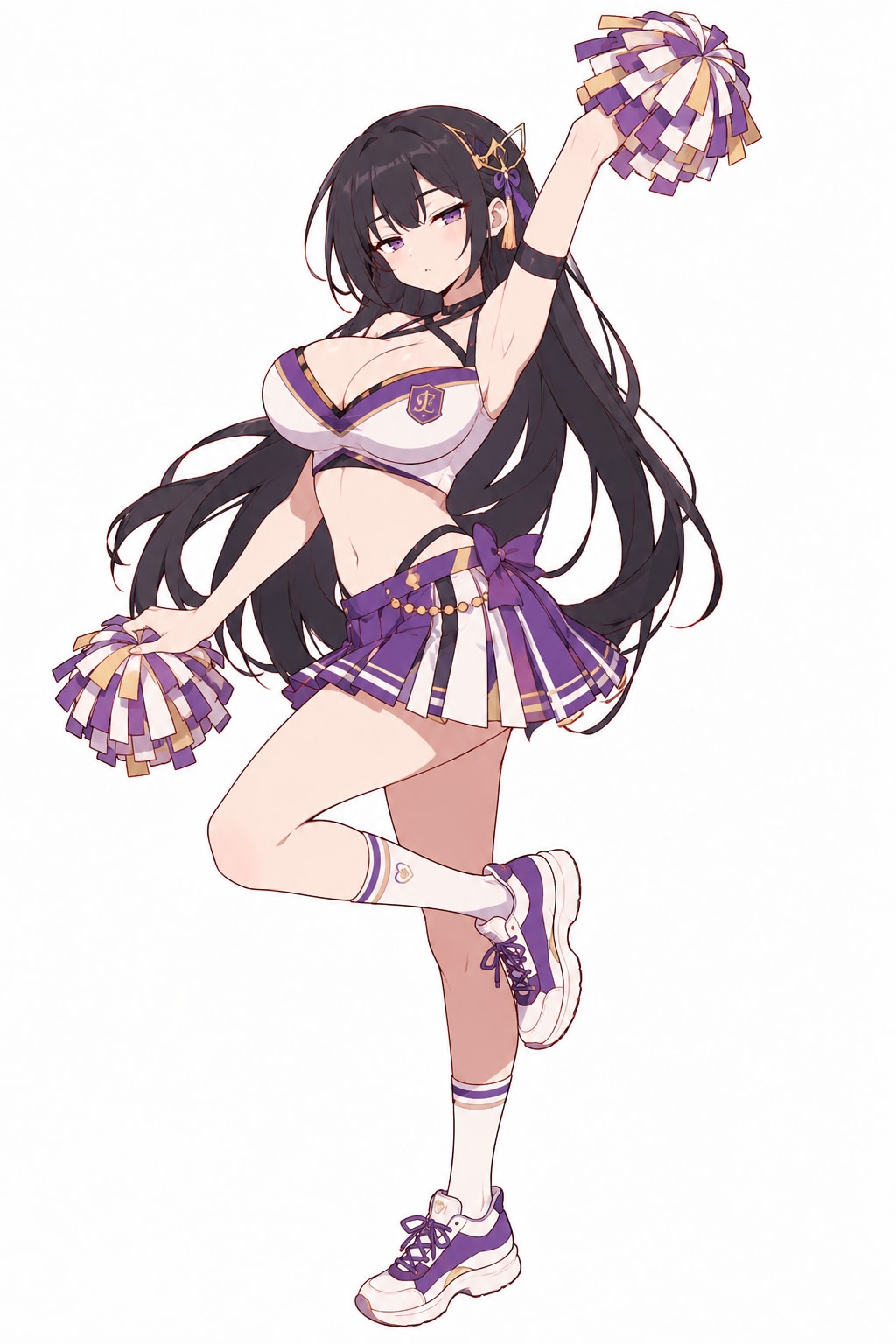 応援ガールズ:プロンプトあり