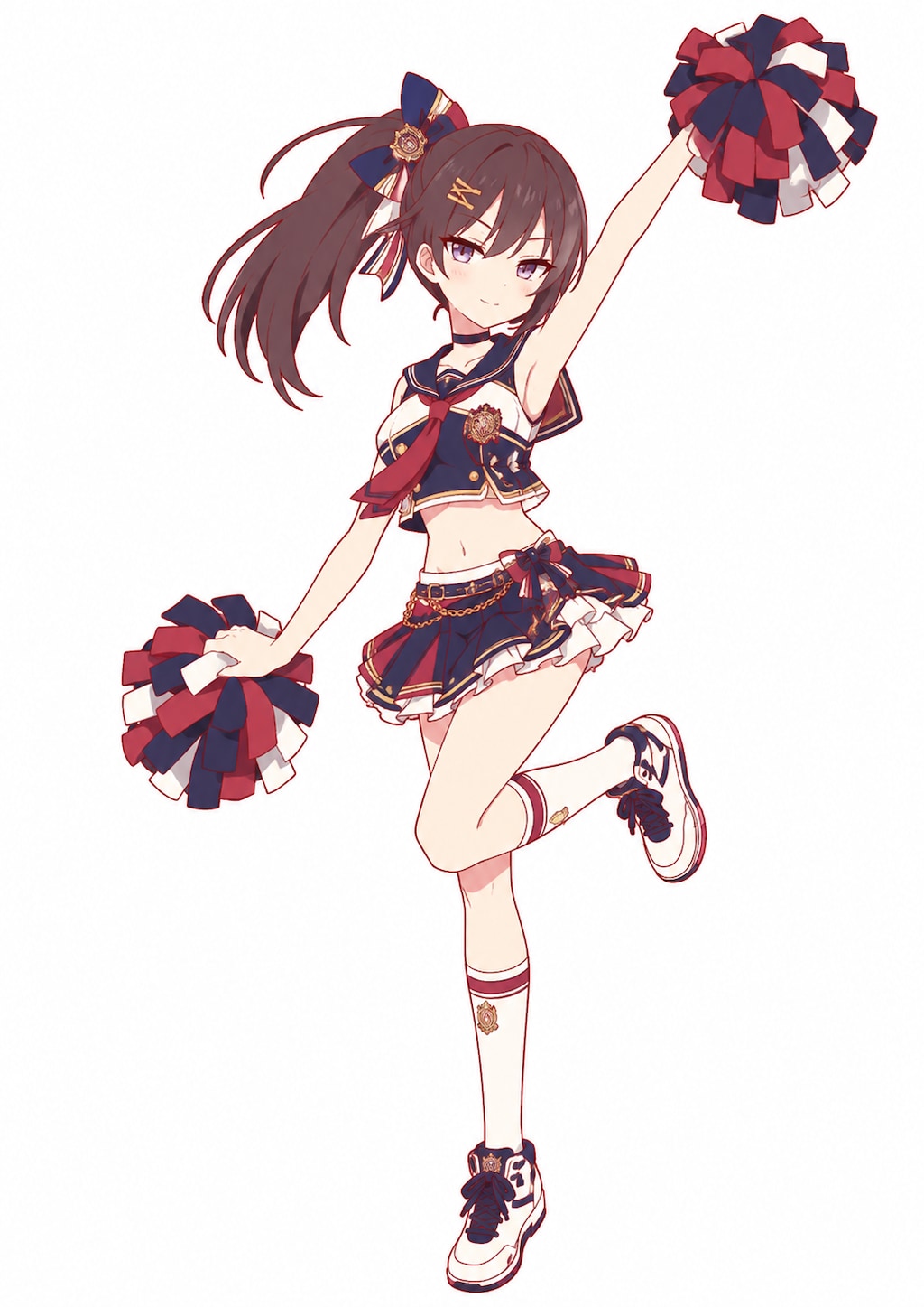 応援ガールズ:プロンプトあり