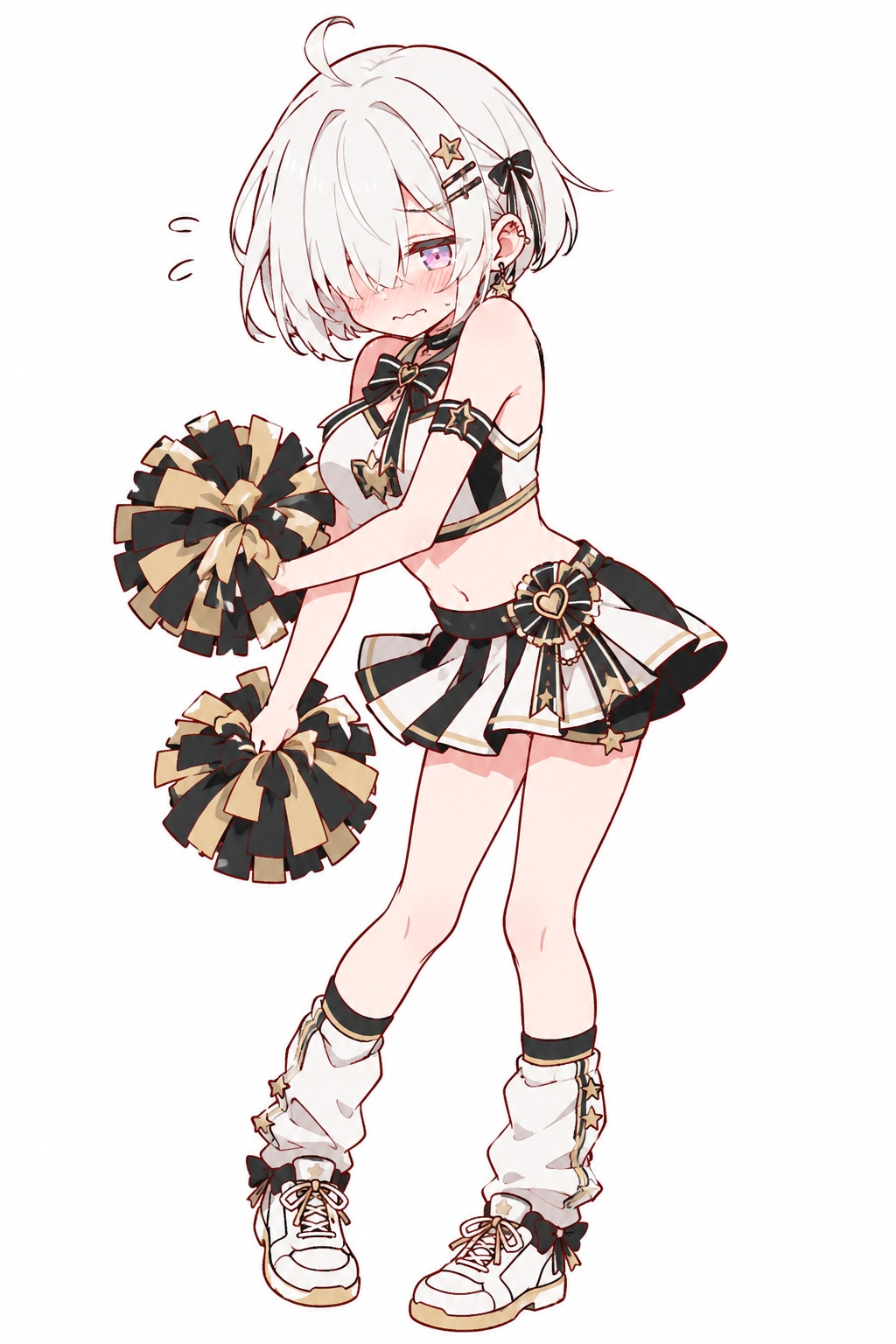 応援ガールズ:プロンプトあり