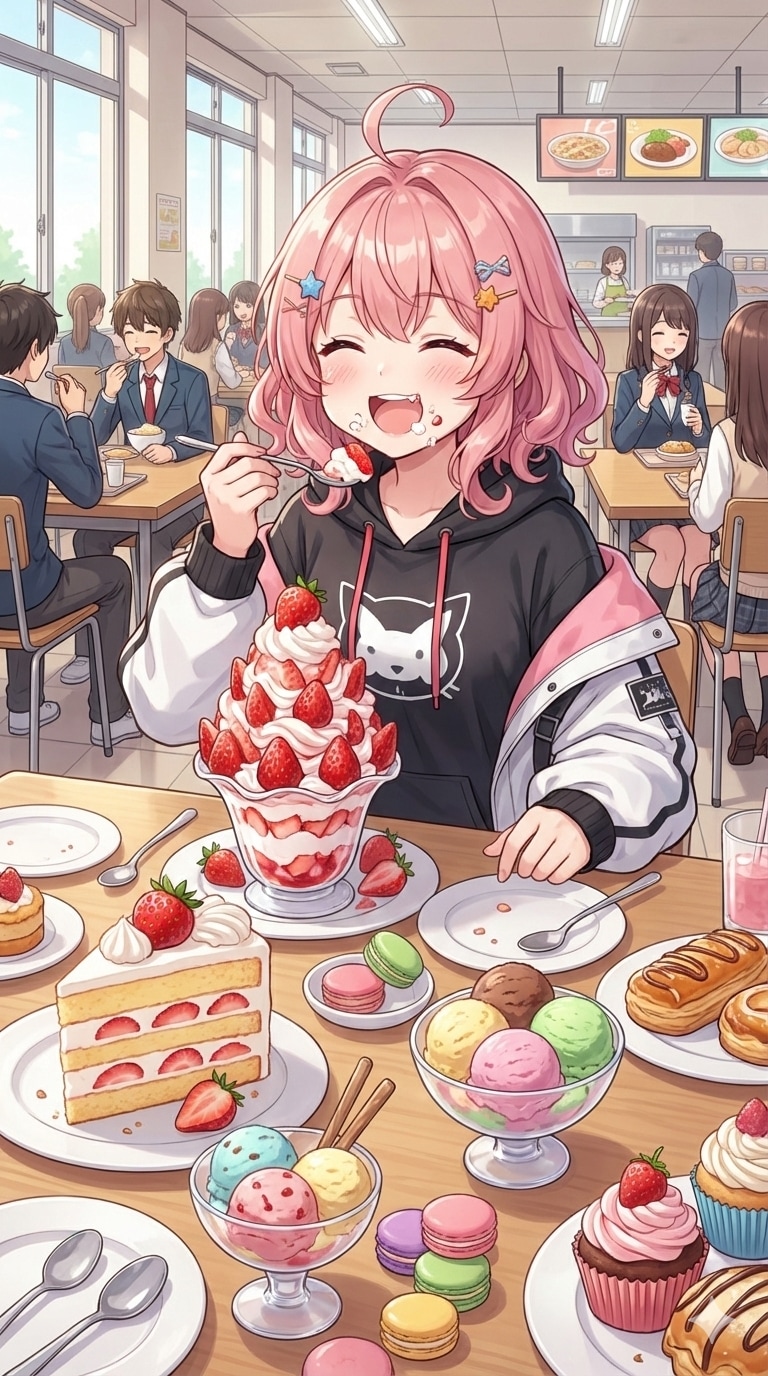 鞍井靜さんクライシス！！スイーツ編 | の人気AIイラスト・グラビア