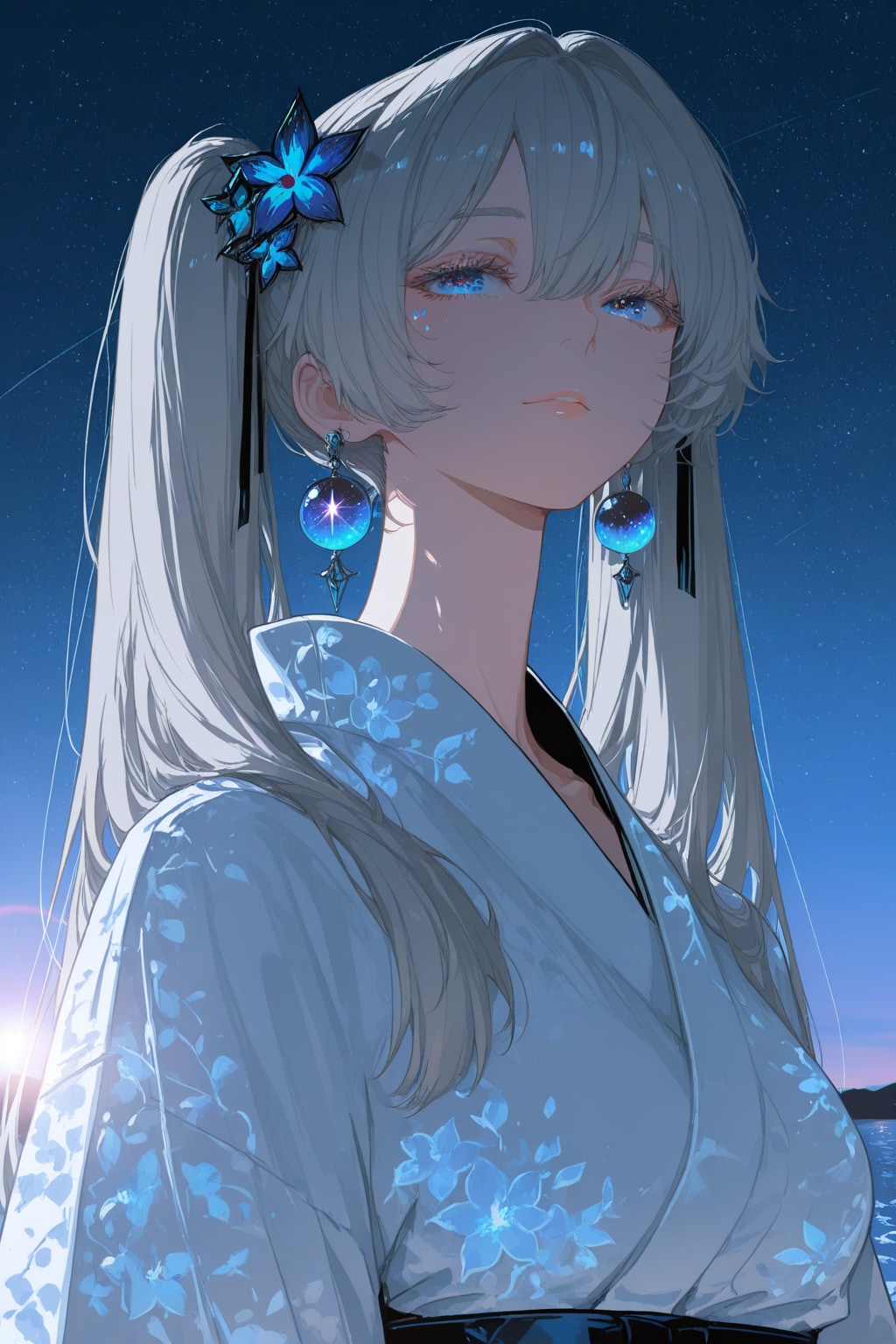 流星キレイだね☆彡 | の人気AIイラスト・グラビア