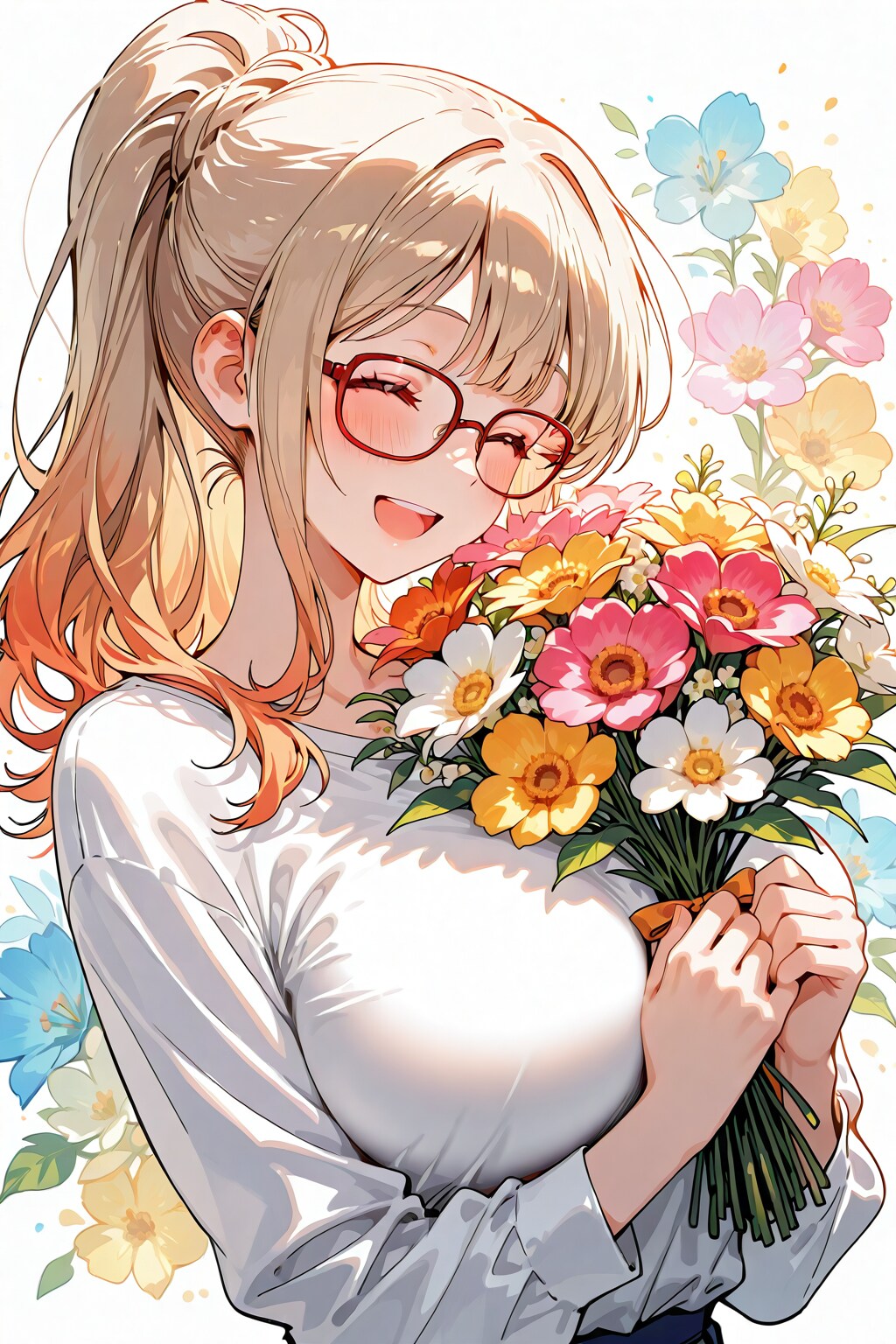 花を贈る