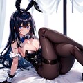 鷺沢文香、バニー、アイドルマスター、シンデレラガールズ、投稿４。 5枚目