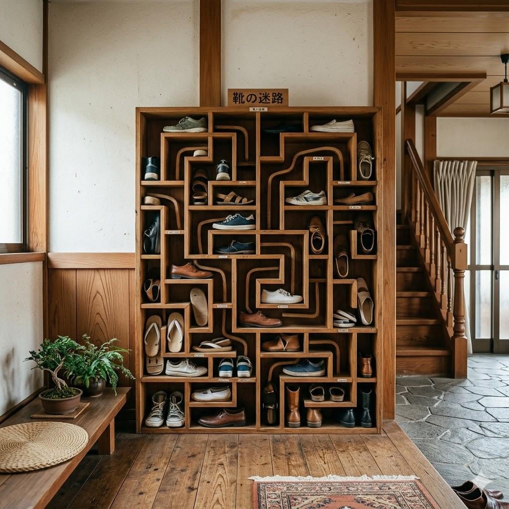 迷路っぽい靴箱