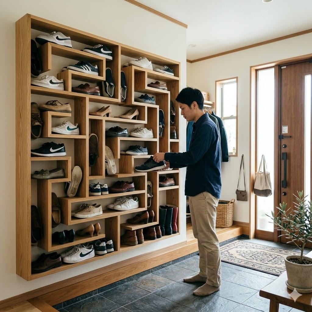 迷路っぽい靴箱