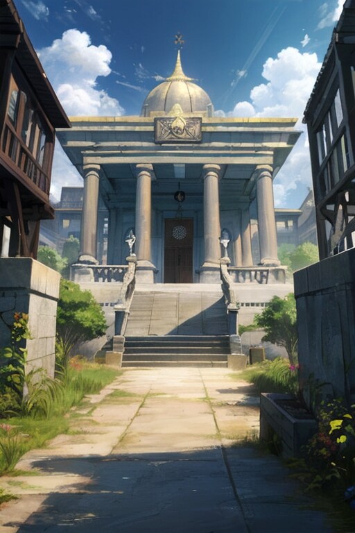 Temple in the sky | の人気AIイラスト・グラビア