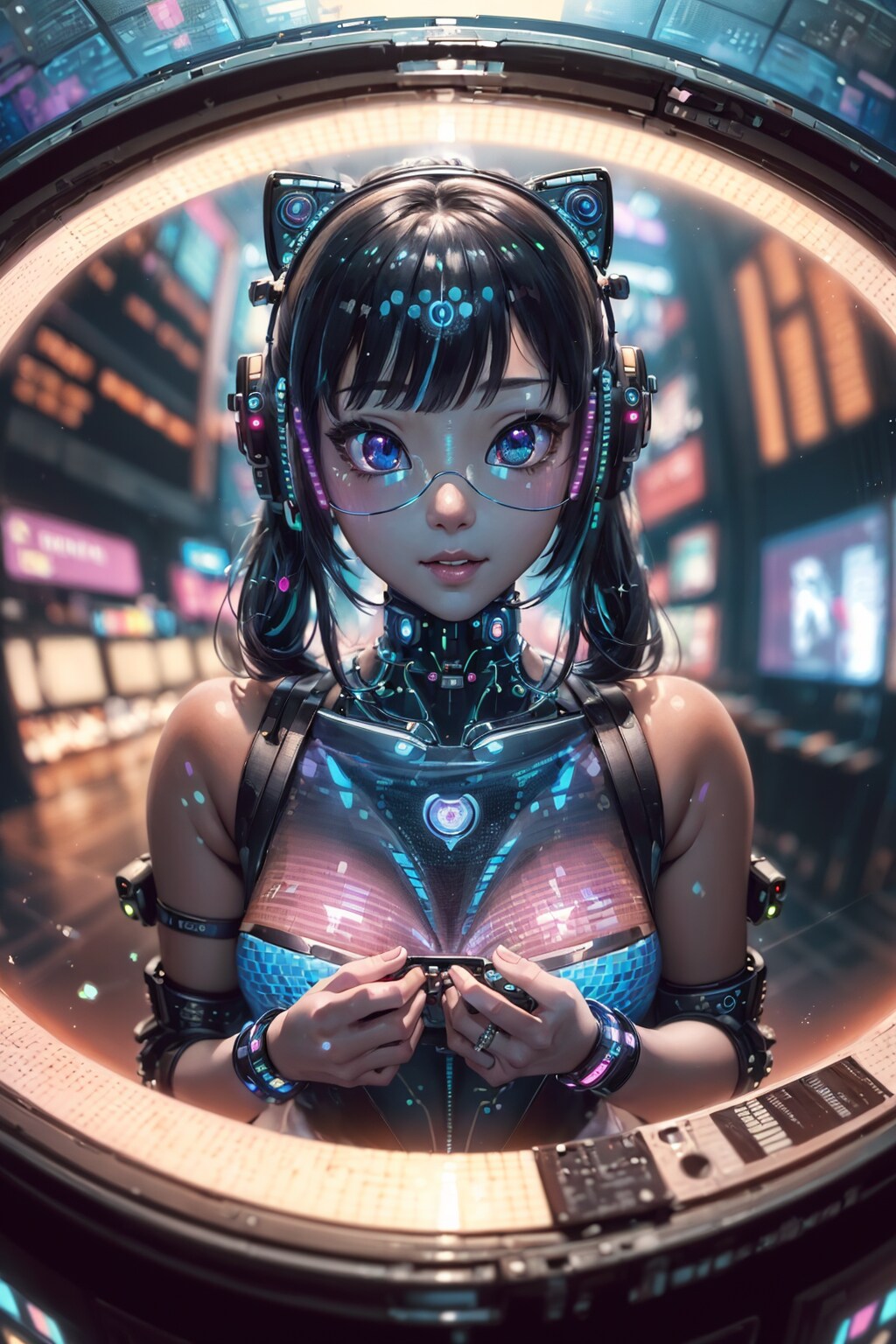 サイバーパンクな宅配便が来た。