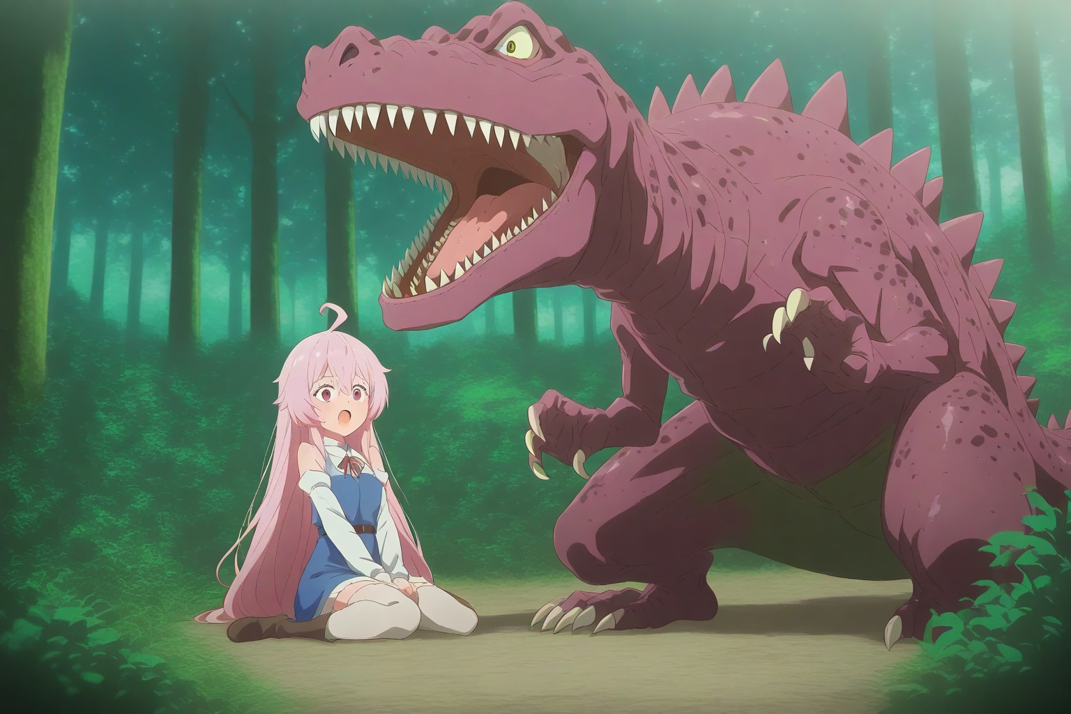 生き残れるか？捕食者との対峙 | の人気AIイラスト・グラビア