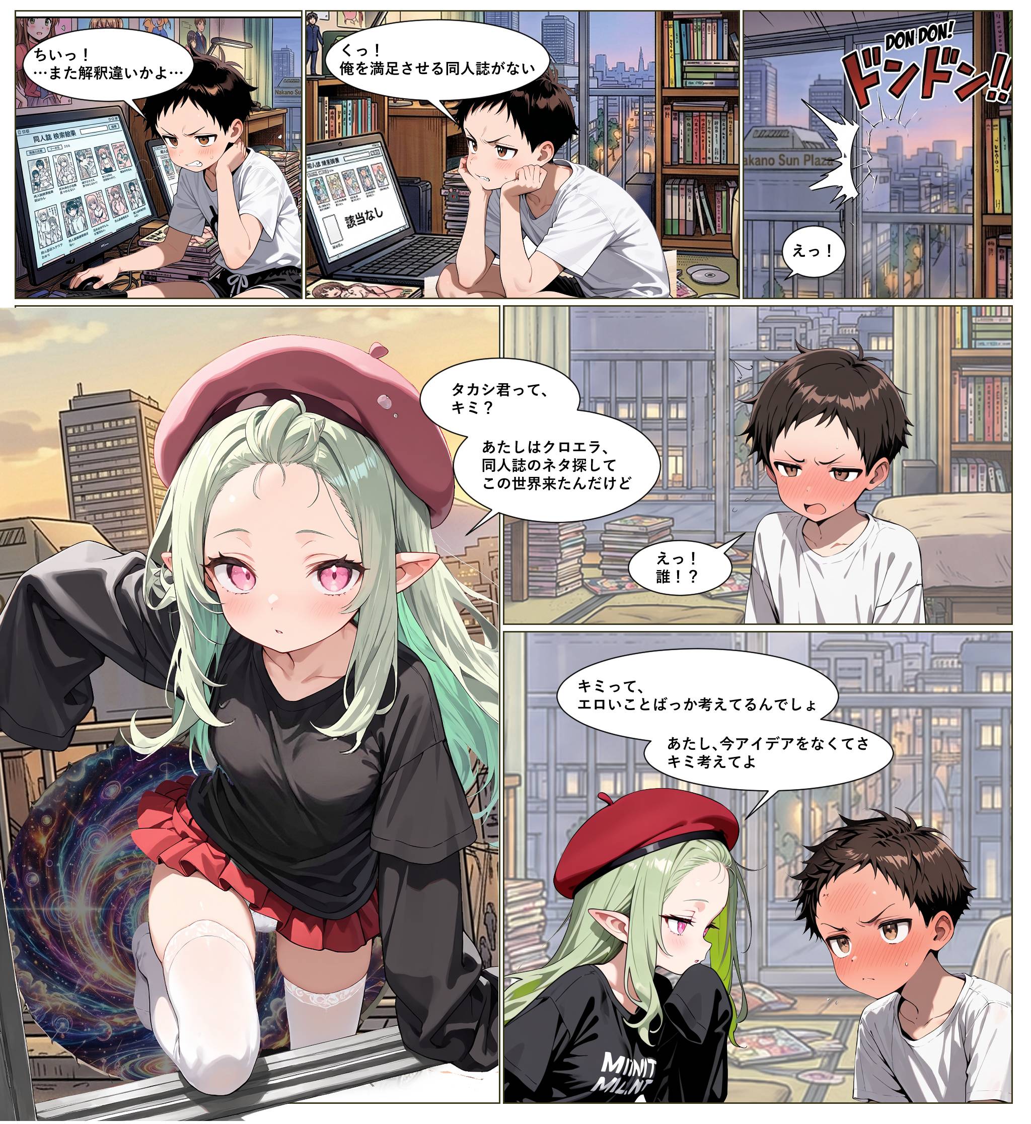 同人誌テーマの話 / クロエラの話