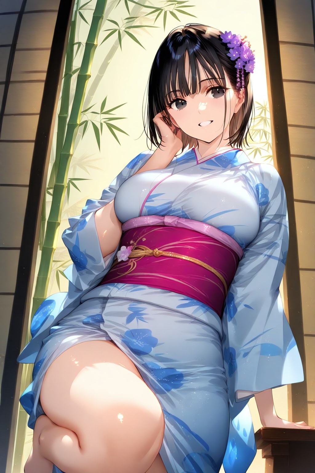 辻井ほのか(着物姿ファンアート)