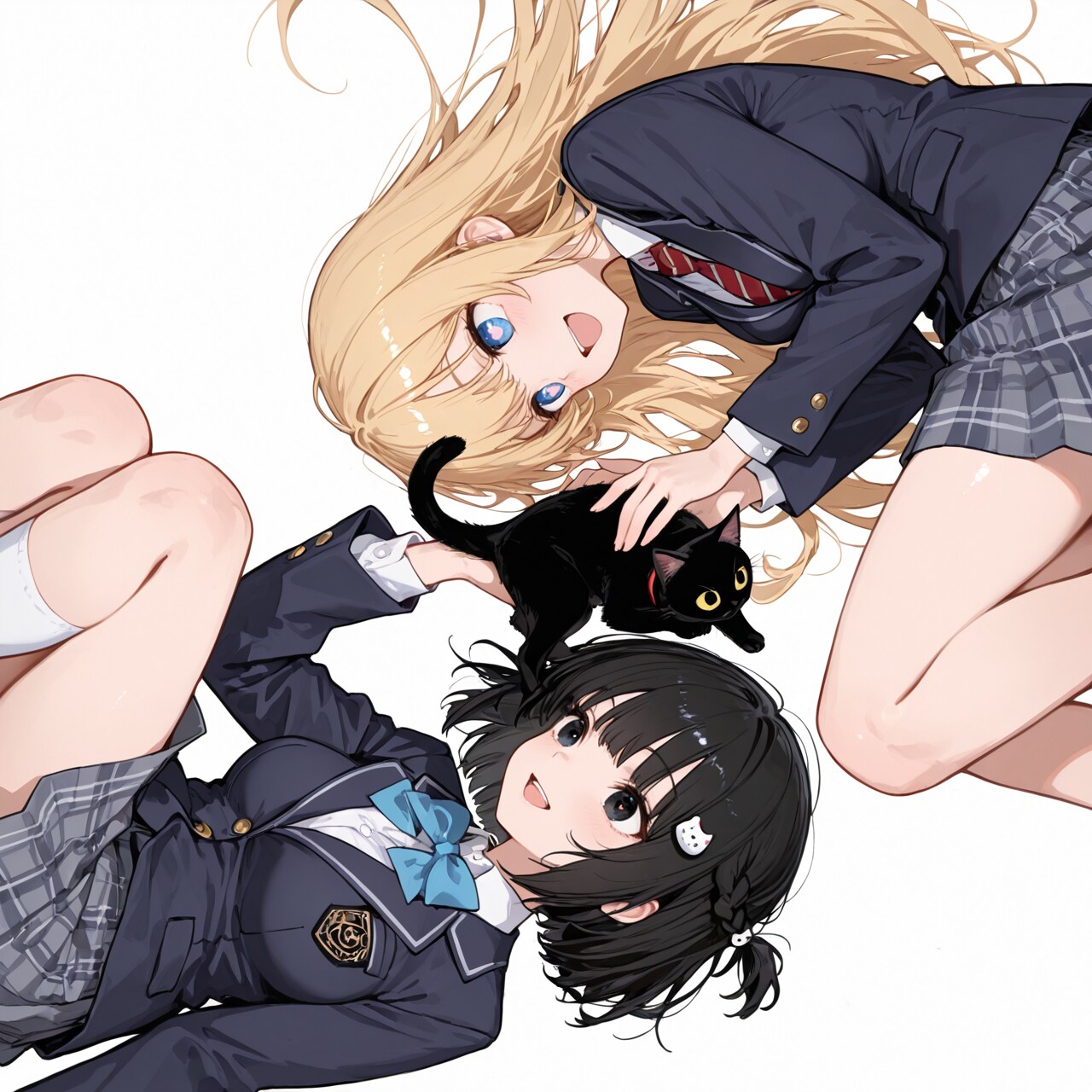 【FA御礼】黒猫さんと凜猫ちゃん