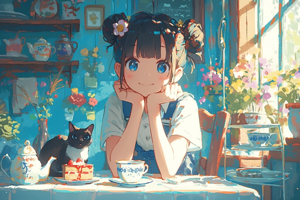 猫🐈とおだんごちゃん🍡✨34