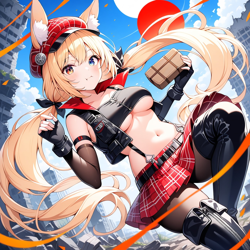 終末世界ピクニック狐娘・四女