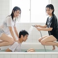 激しい水遊び（Tシャツ編） 10枚目
