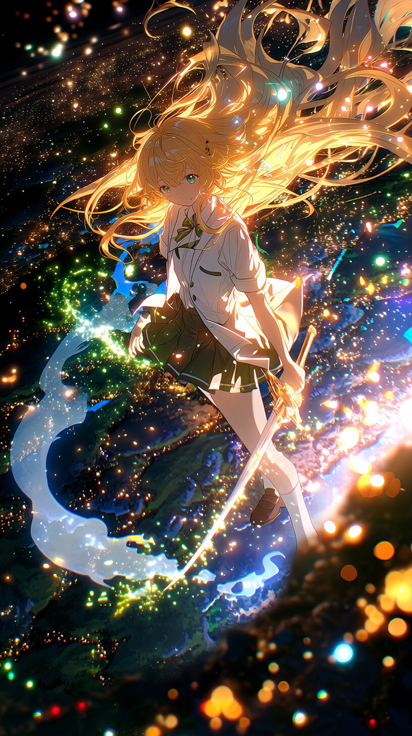 輝く剣と女剣士 | の人気AIイラスト・グラビア