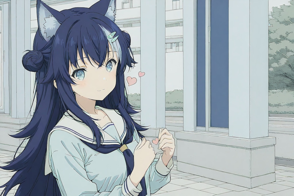 都会に咲く、ひとひらの微笑み