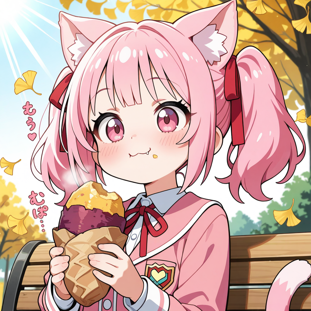 えっ！？ねこってイモ食べるのっ！？😱